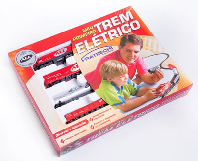 Kit Meu Primeiro Trem Elétrico Trem Carga All Frateschi 6520